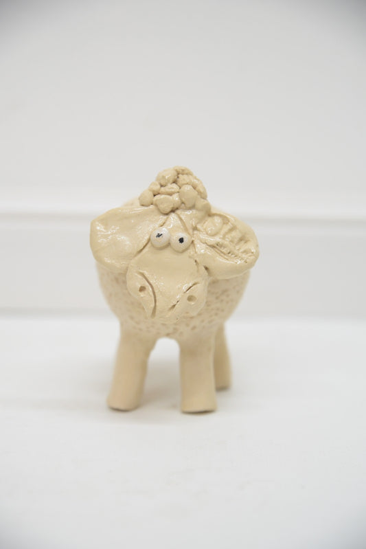 Handmade Ceramic Chia Sheep Planter