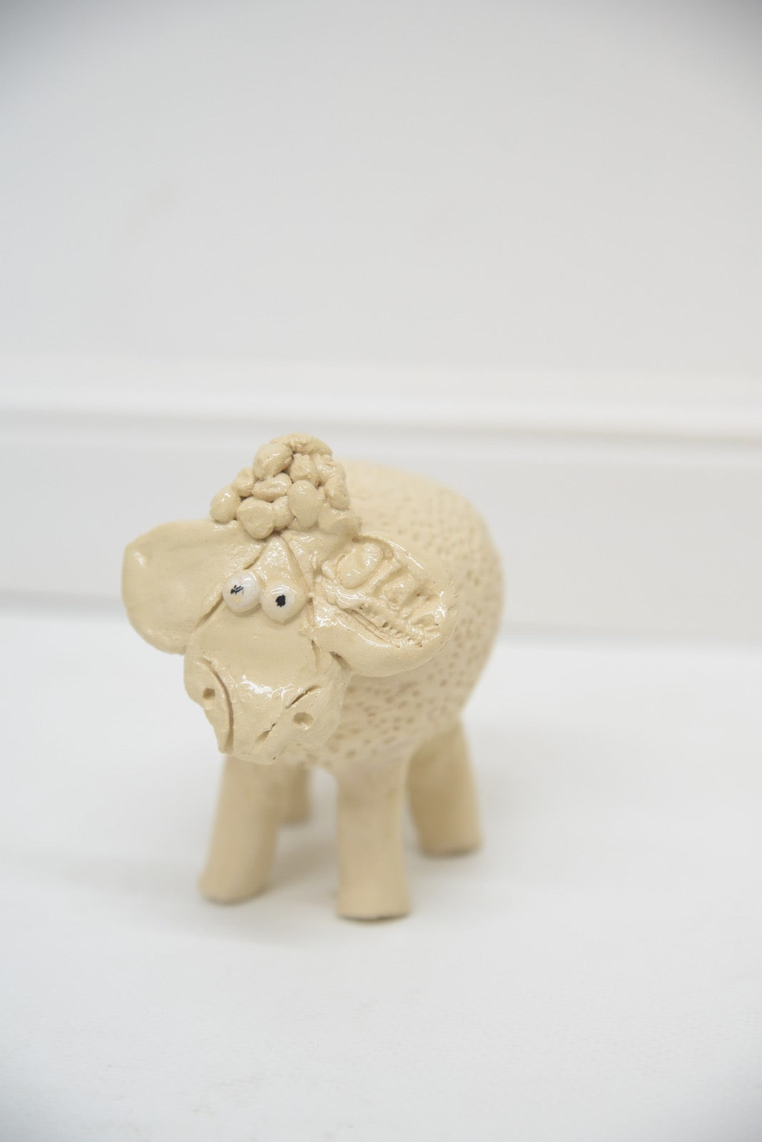 Handmade Ceramic Chia Sheep Planter