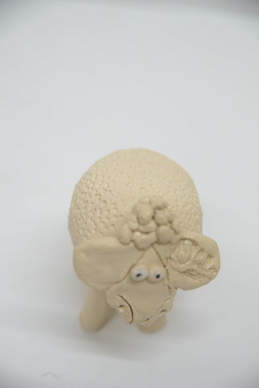 Handmade Ceramic Chia Sheep Planter